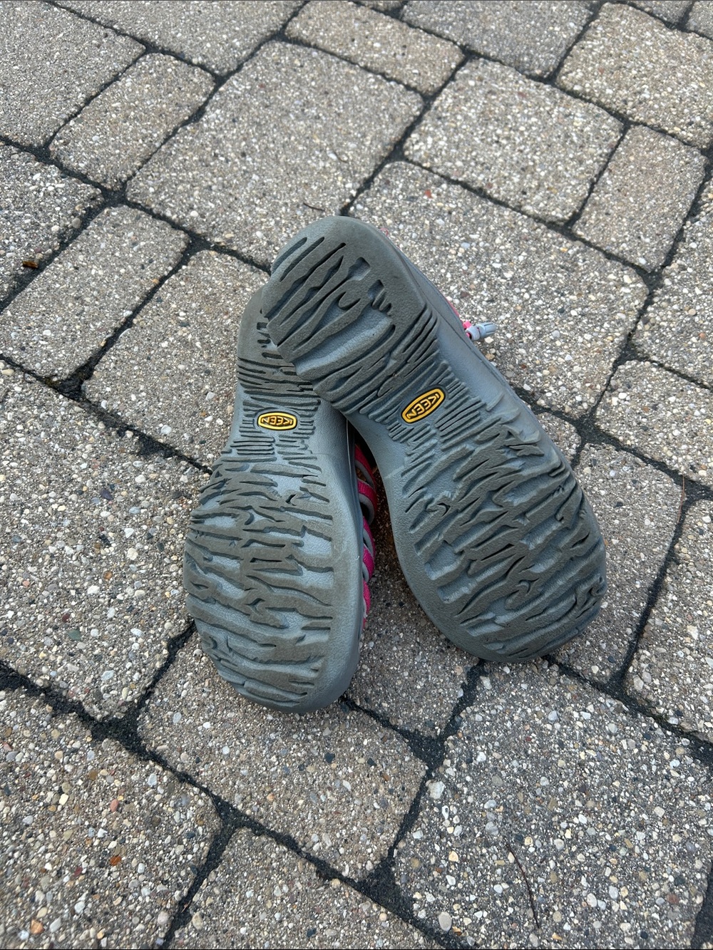 Keen Pink and Gray Women's Closed-Toe Sport Sandals - Picture 4 of 7